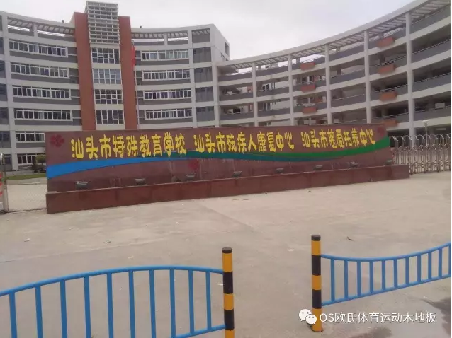 汕头特殊教育学校篮球馆木地板案例图1